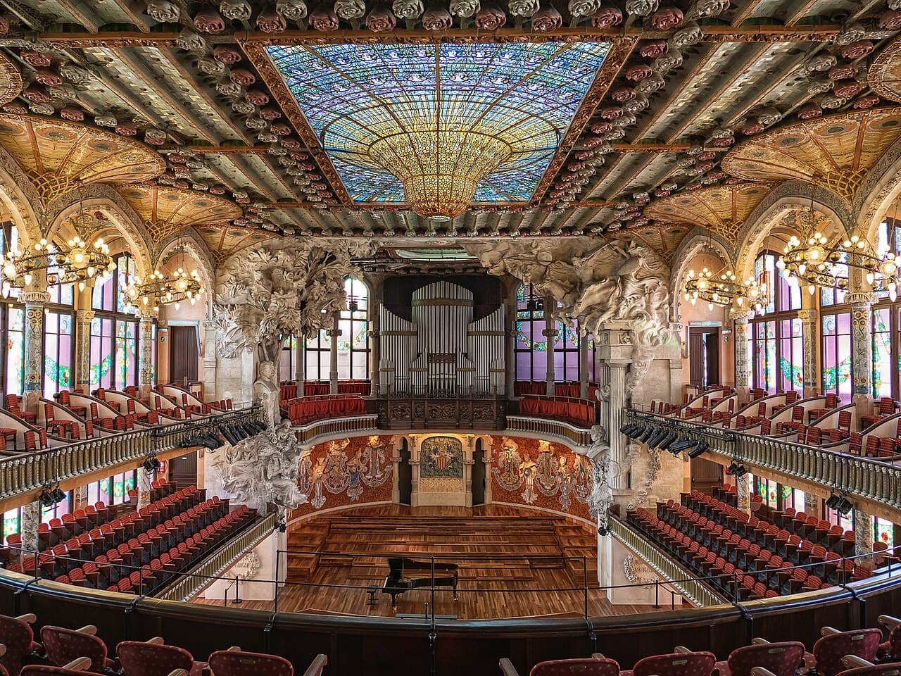 Palais de la musique catalane et hôpital de Sant Pau, Barcelone