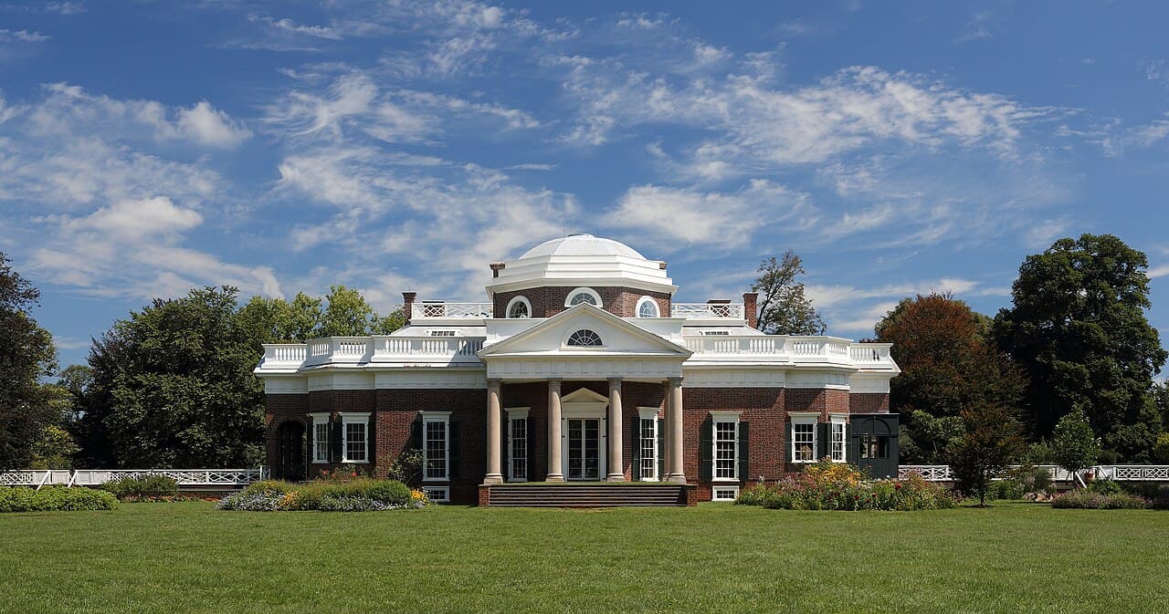 Monticello et Université de Virginie à Charlottesville