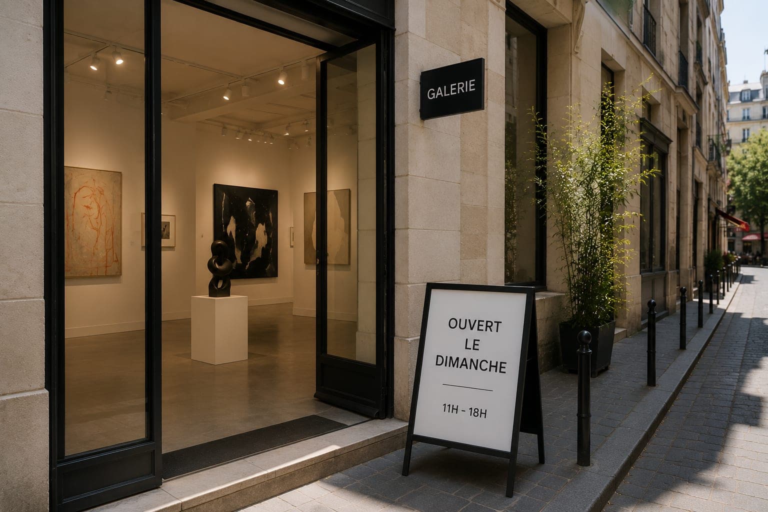 Les galeries ouvertes le dimanche à Paris