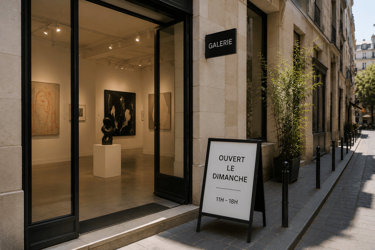 Les galeries ouvertes le dimanche à Paris