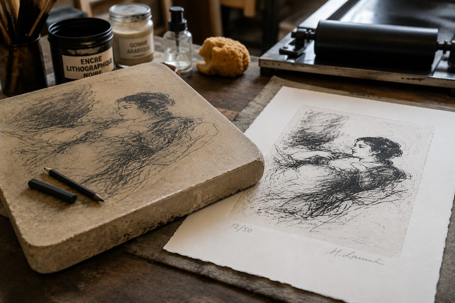 Qu'est-ce qu'une lithographie ?