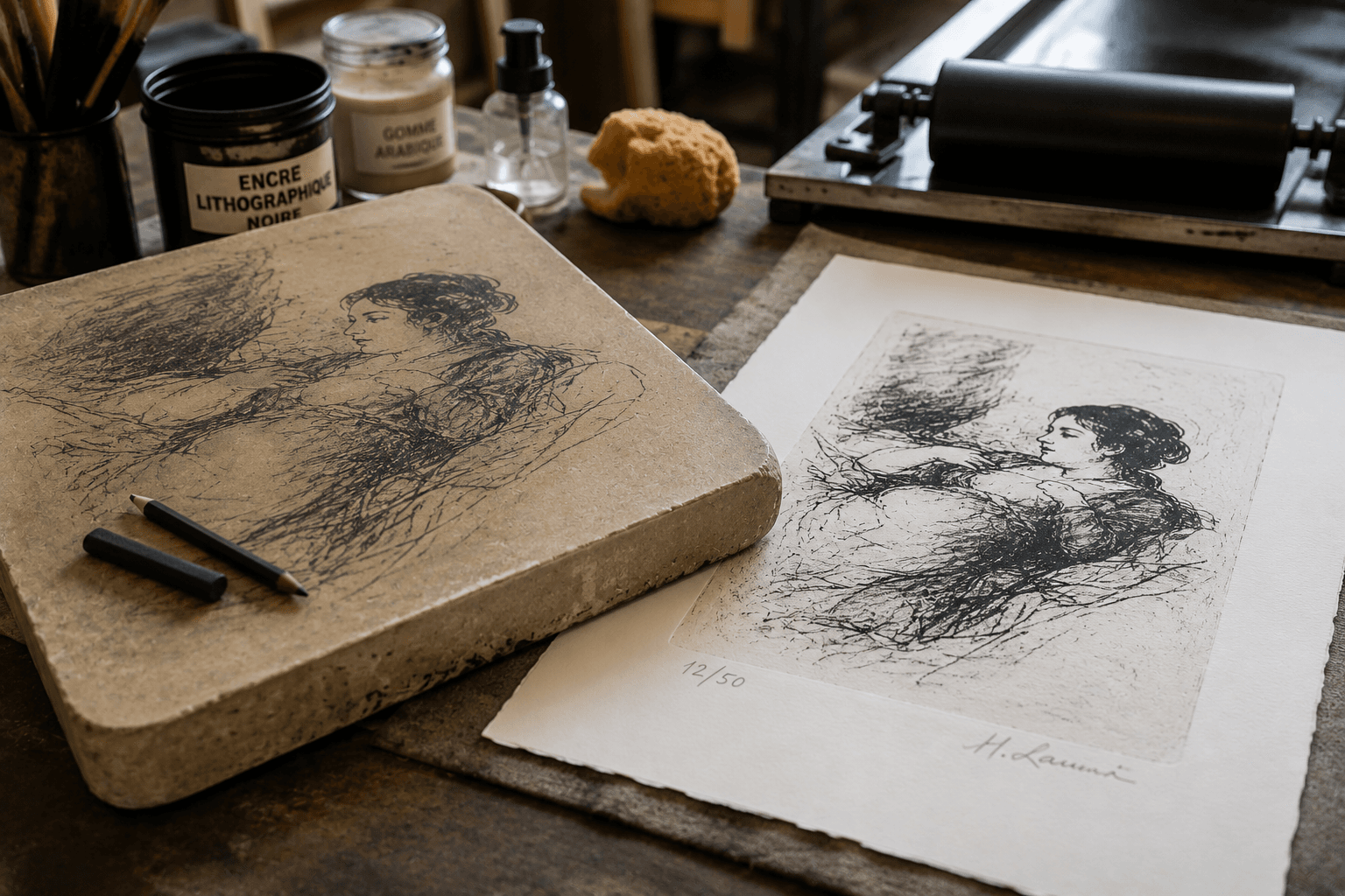 Qu'est-ce qu'une lithographie ?
