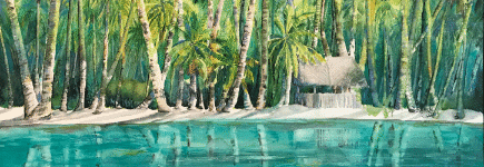 Bleu, la galerie