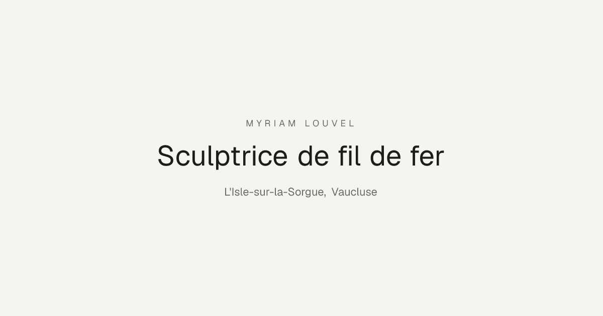 Myriam Louvel