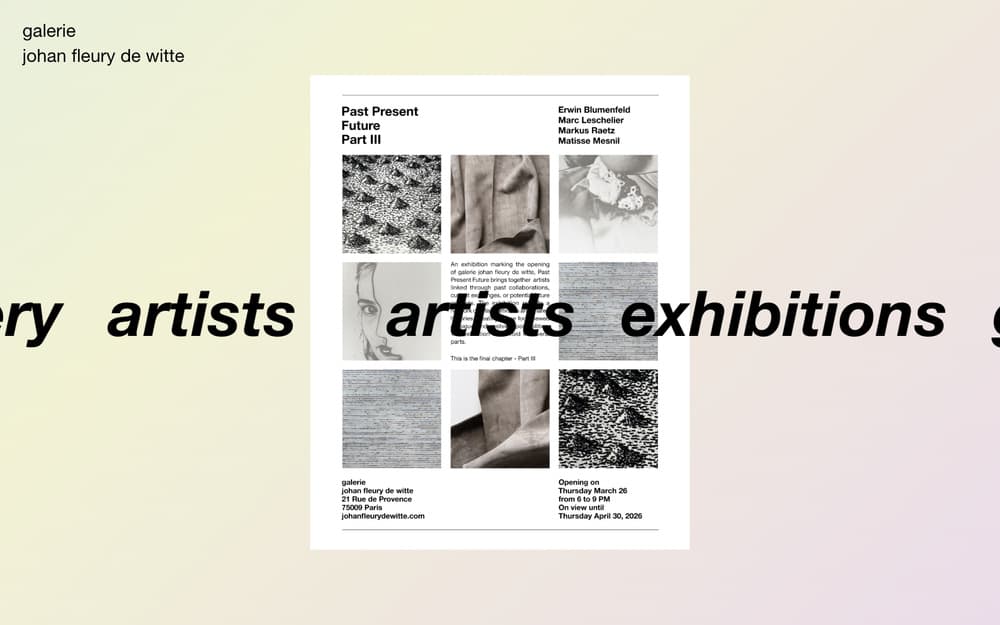 Galerie Johan Fleury de Witte