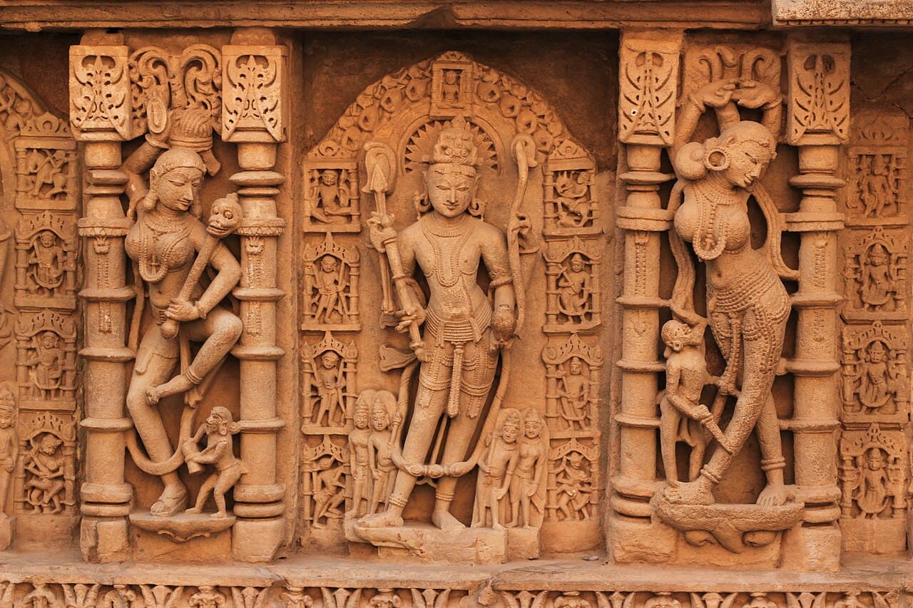 Rani-ki-Vav (le puits à degrés de la Reine) à Patan, Gujerat
