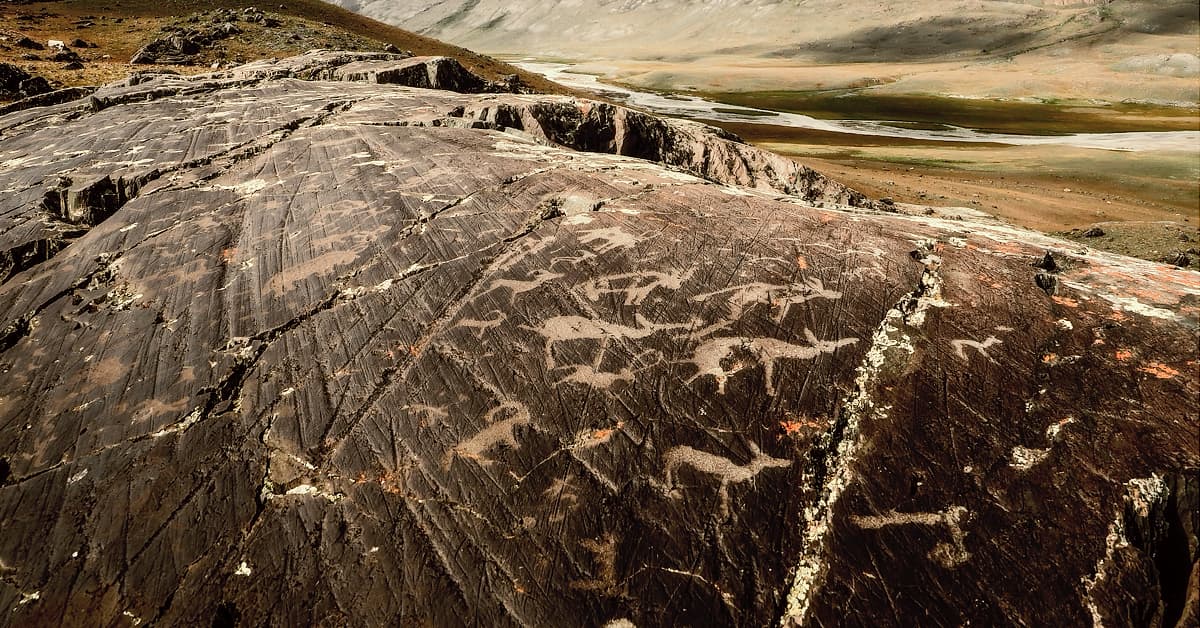 Ensembles de pétroglyphes de l'Altaï mongol