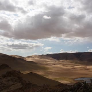 Grande montagne Burkhan Khaldun et son paysage sacré environnant