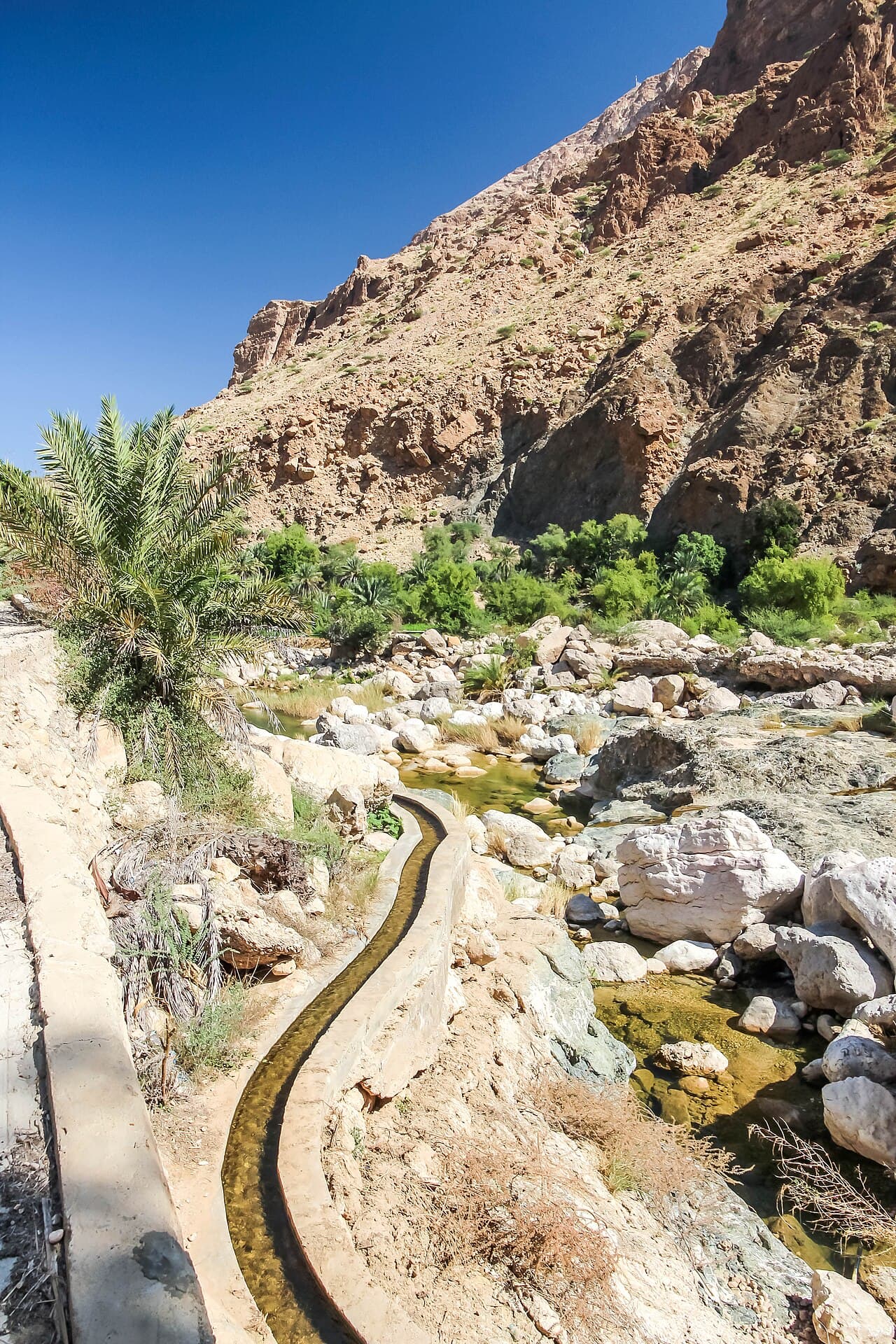 Systèmes d’irrigation aflaj d’Oman