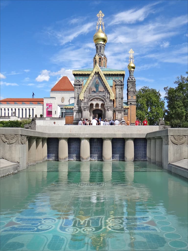 La Mathildenhöhe à Darmstadt
