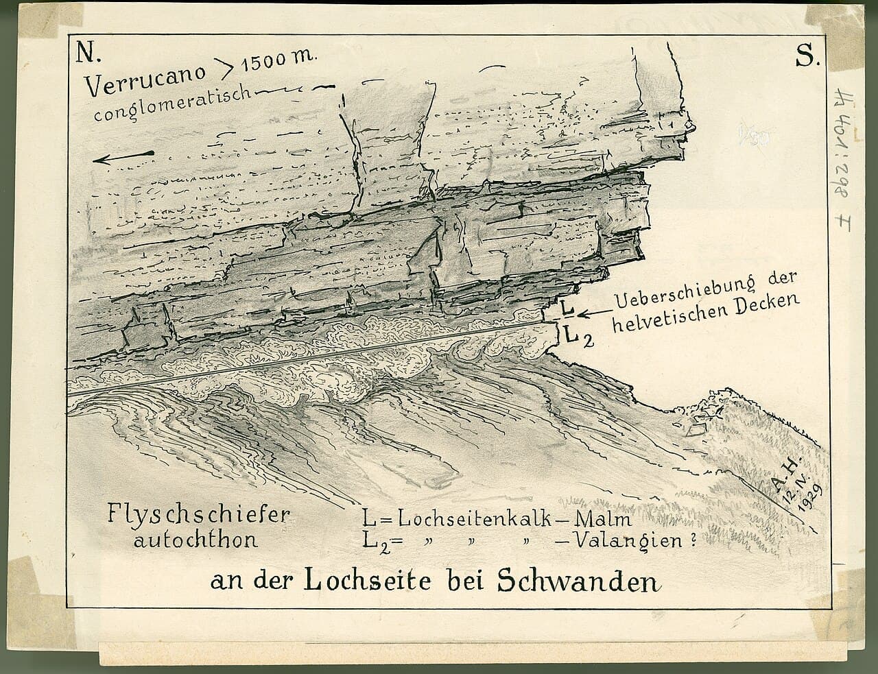 Haut lieu tectonique suisse Sardona